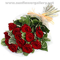 Elegant Rose Bouquet designed by Sun Flower Gallery in Glenview, Il
